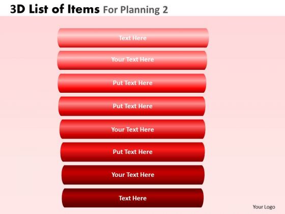 PowerPoint Templates Executive Success Vision 3d List Ppt Presentation Designs
