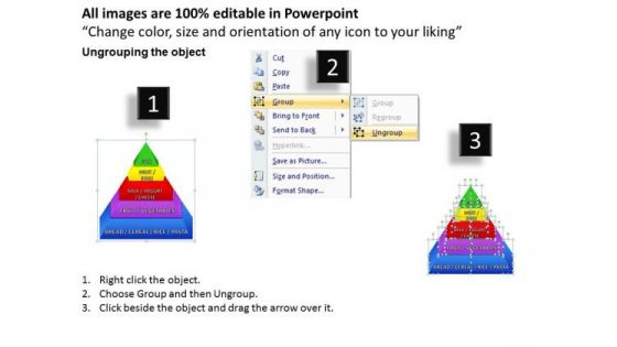 PowerPoint Templates Food Pyramid Growth Ppt Theme