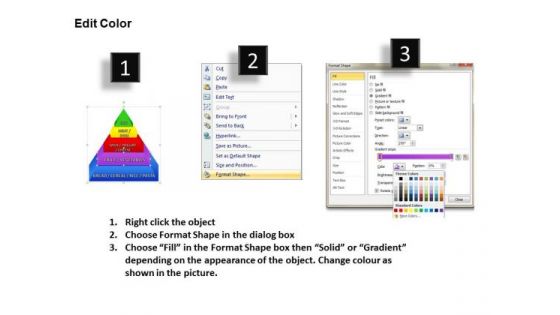 PowerPoint Templates Food Pyramid Growth Ppt Theme