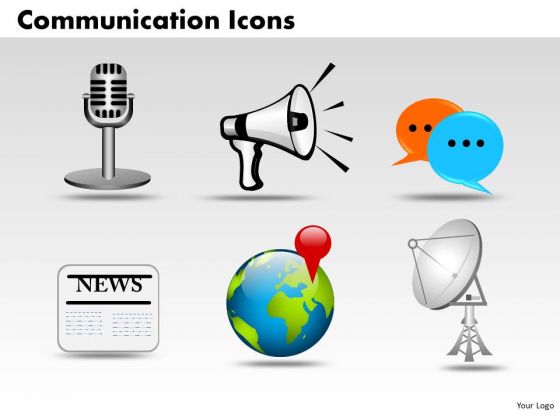 PowerPoint Templates Global Communication Icons Ppt Layouts