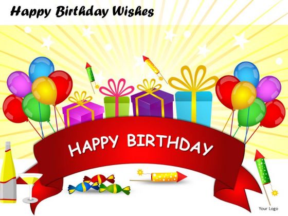 PowerPoint Templates Happy Birthday Celebrations Ppt Slides