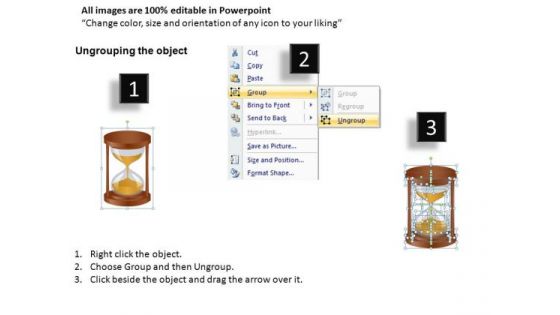 PowerPoint Templates Hourglass Diagrams