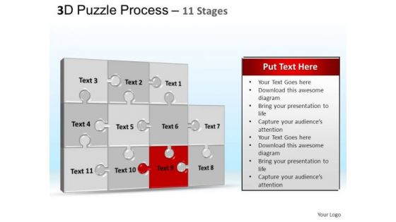 PowerPoint Templates Marketing Puzzle Process Ppt Backgrounds