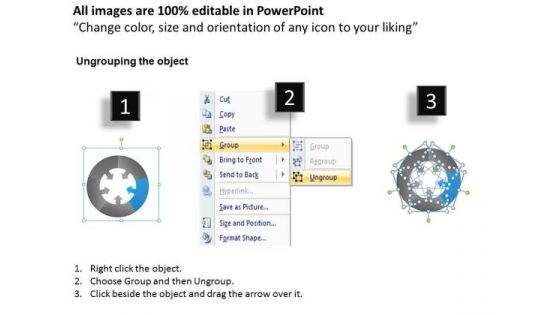 PowerPoint Templates Procedure Circular Process Home Care Business Plan