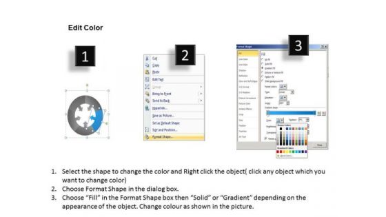 PowerPoint Templates Procedure Circular Process Home Care Business Plan