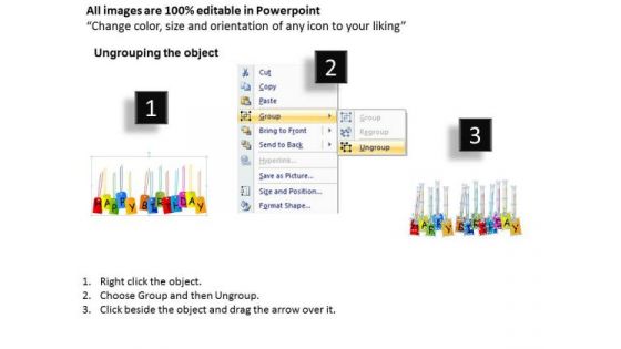 PowerPoint Templates Sales Tags Happy Birthday Ppt Slides