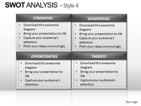 PowerPoint Templates Teamwork Swot Analysis Ppt Presentation