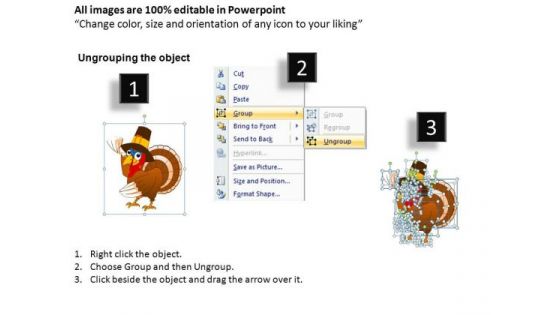 PowerPoint Templates Turkey Thanksgiving Ppt Theme