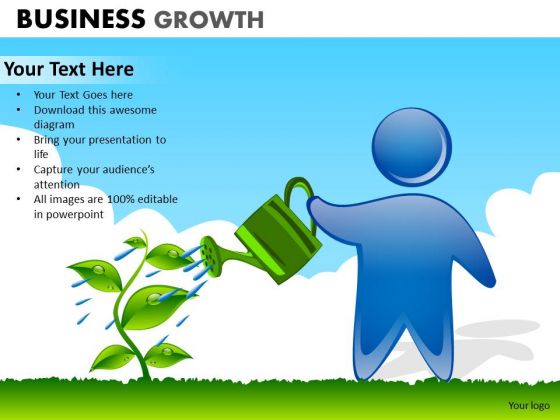 PowerPoint Theme Corporate Growth Business Growth Ppt Design