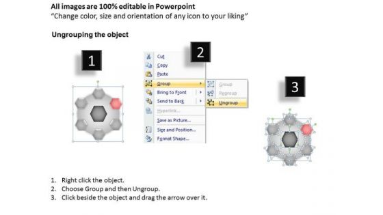 PowerPoint Theme Diagram Hub And Spokes Process Ppt Layouts