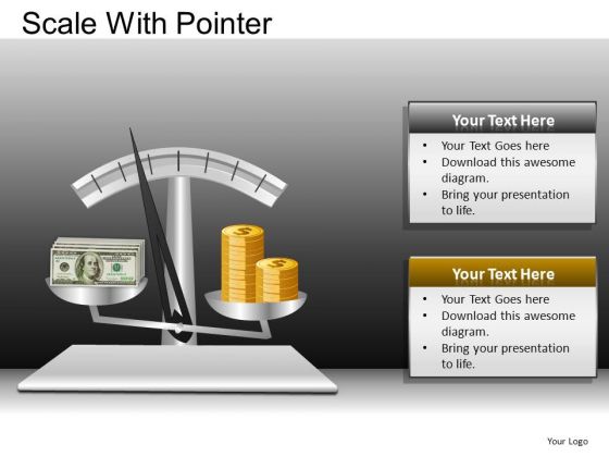 PowerPoint Theme Executive Education Scale With Pointer Ppt Designs