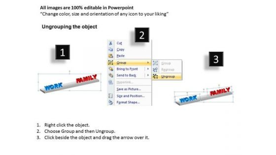 PowerPoint Theme Executive Success Balancing Decision Charts Ppt Slide