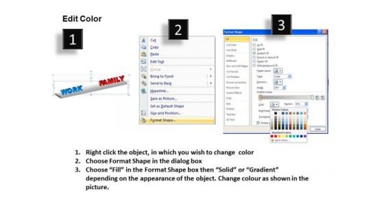 PowerPoint Theme Executive Success Balancing Decision Charts Ppt Slide