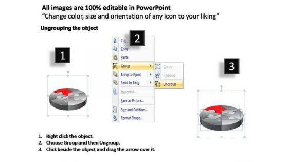 PowerPoint Theme Graphic Circular Arrow Ppt Template