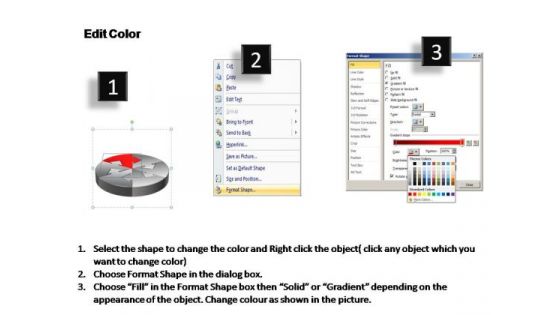 PowerPoint Theme Graphic Circular Arrow Ppt Template