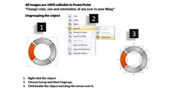 PowerPoint Theme Growth Circular Process Ppt Slide