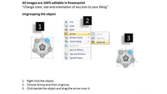 PowerPoint Theme Growth Hub And Spokes Process Ppt Slide