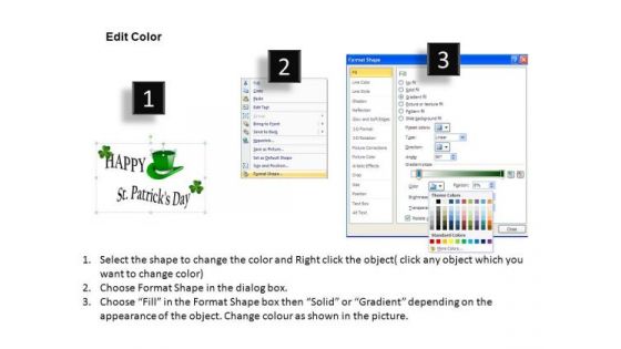 PowerPoint Theme Hat Patricks Day Ppt Layouts