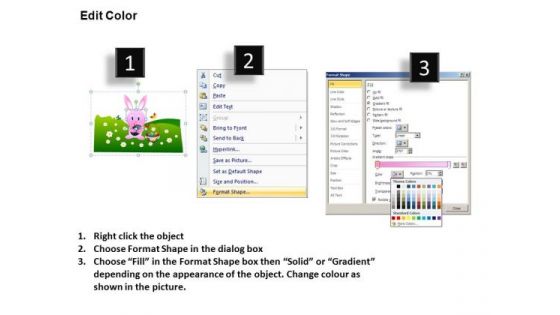 PowerPoint Theme Image Easter Day Ppt Process