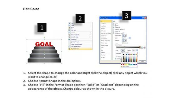 PowerPoint Theme Teamwork Goals And Targets Ppt Design