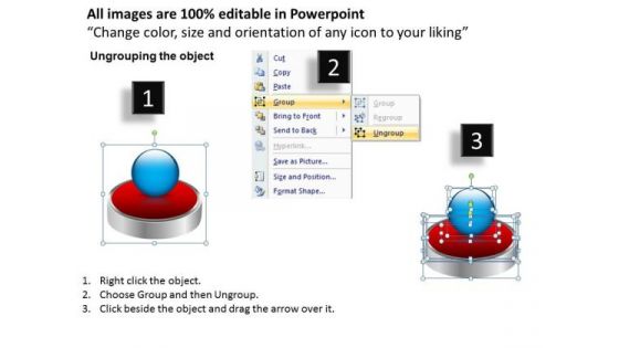 PowerPoint Themes Business 3d Pedestal Ppt Templates