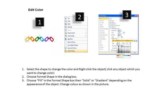 PowerPoint Themes Chains Process Download Ppt Template