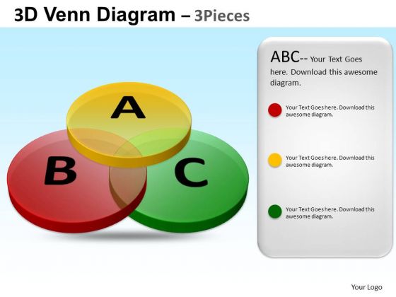 PowerPoint Themes Corporate Teamwork Venn Diagram Ppt Process