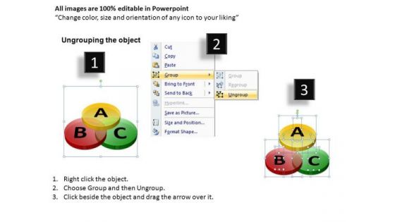PowerPoint Themes Corporate Teamwork Venn Diagram Ppt Process