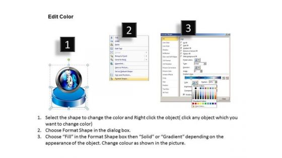 PowerPoint Themes Growth 3d Pedestal Ppt Slides