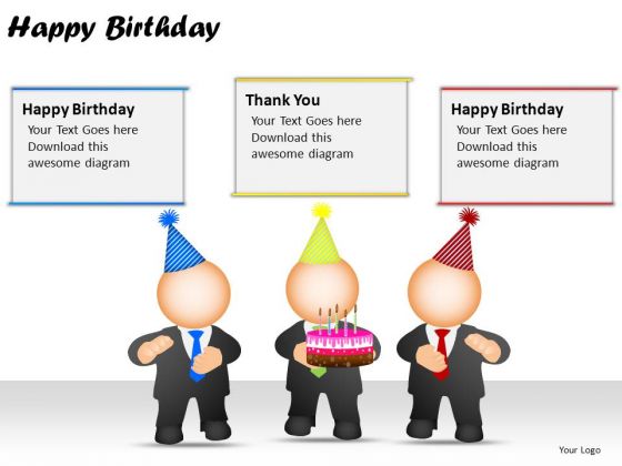 PowerPoint Themes Happy Birthday Diagram Ppt Presentation Designs