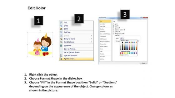 PowerPoint Themes Kids Happy Birthday Ppt Slides