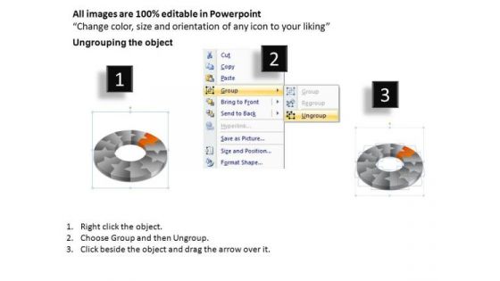 PowerPoint Themes Marketing Circular Ppt Slides