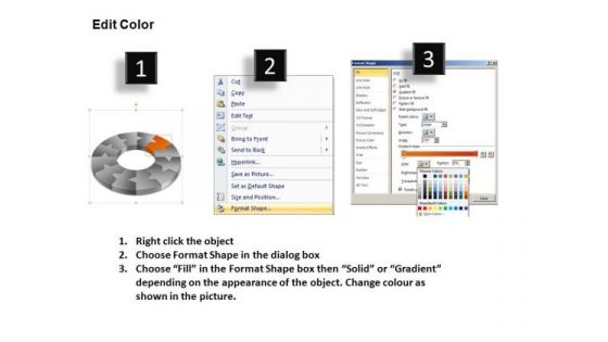 PowerPoint Themes Marketing Circular Ppt Slides