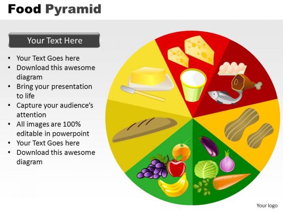 PowerPoint Themes Marketing Food Pyramid Ppt Design
