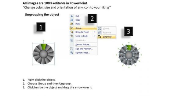 PowerPoint Themes Marketing Process Chart Ppt Slide