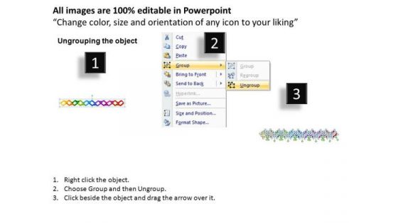PowerPoint Themes Strategy Chains Ppt Slides