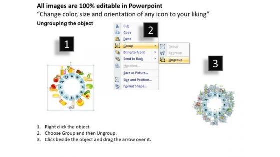 PowerPoint Themes Strategy Food Pyramid Ppt Process