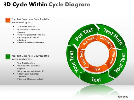 PowerPoint Themes Success Cycle Process Ppt Slides