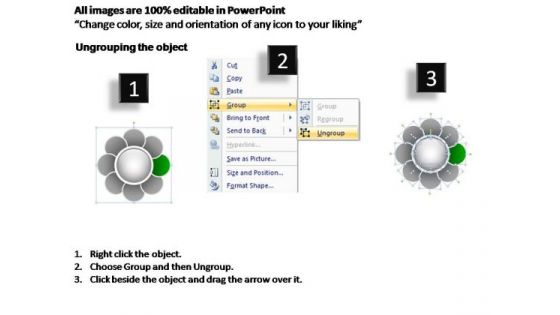 PowerPoint Themes Teamwork Cycle Chart  Ppt Template