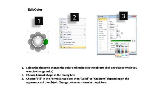 PowerPoint Themes Teamwork Cycle Chart  Ppt Template