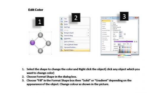 PowerPoint Themes Teamwork Cycle Process Ppt Process