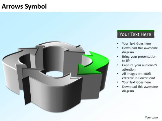 Ppt 3d PowerPoint Graphics Arrows Symbol Project Management Templates