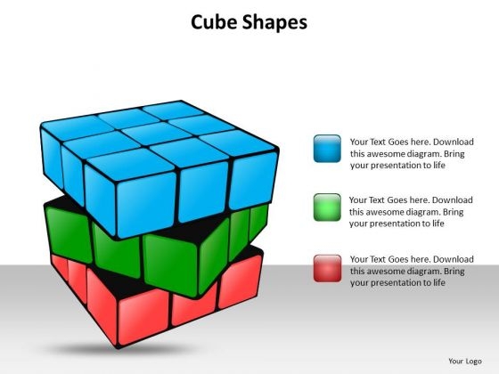 Ppt 3d Transparent Layers Cube Visualising Solid Callouts Presentation PowerPoint Templates