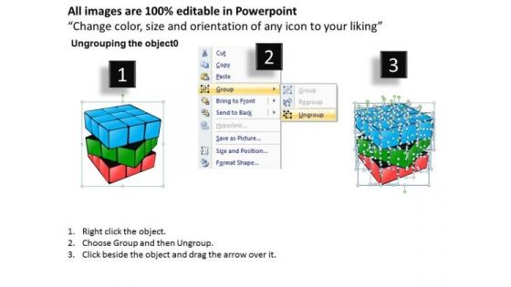 Ppt 3d Transparent Layers Cube Visualising Solid Callouts Presentation PowerPoint Templates
