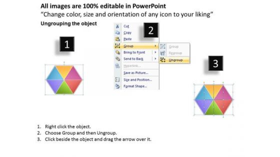 Ppt 6 Factors Hexagon Angles Free Fishbone Diagram PowerPoint Template Editable Templates