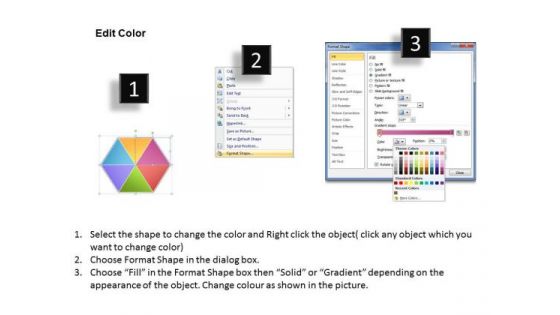 Ppt 6 Factors Hexagon Angles Free Fishbone Diagram PowerPoint Template Editable Templates