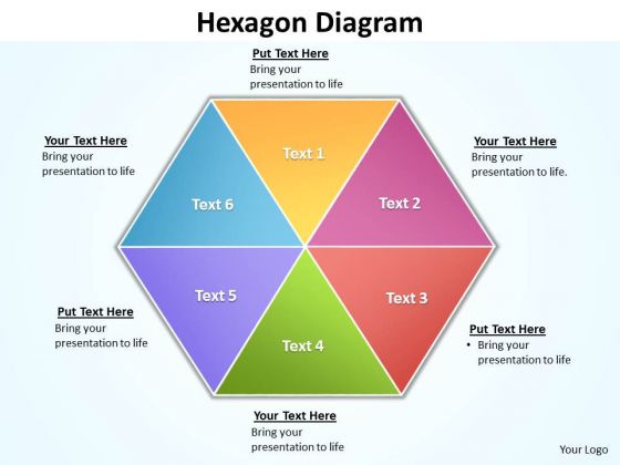 Ppt 6 Factors Hexagon Cause And Effect Diagram PowerPoint Template Editable Templates
