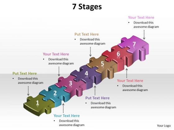 Ppt 7 Steps PowerPoint Templates