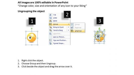 Ppt 9 Elements Forming A Techno Layouts PowerPoint Free Arrow Templates