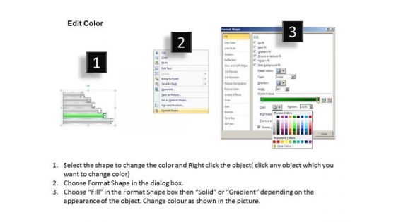 Ppt Alphabet Chart With Textboxes Operations Management PowerPoint Business Templates